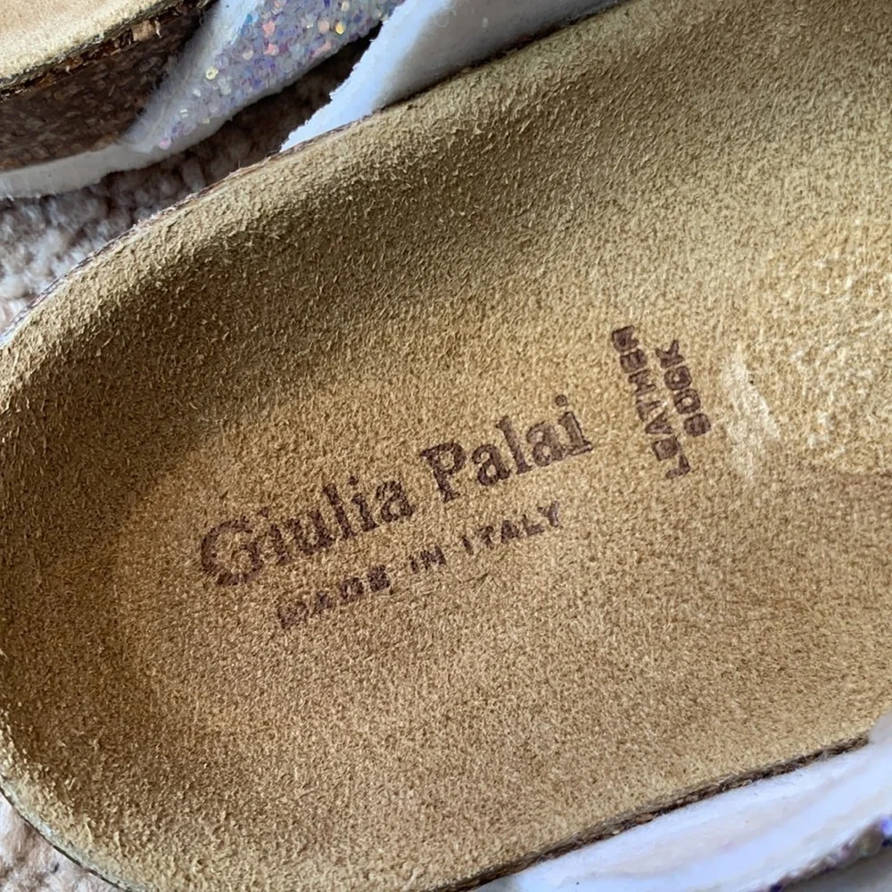 Giulia Palai | Giulia Palai Cork Sparkly Sandals